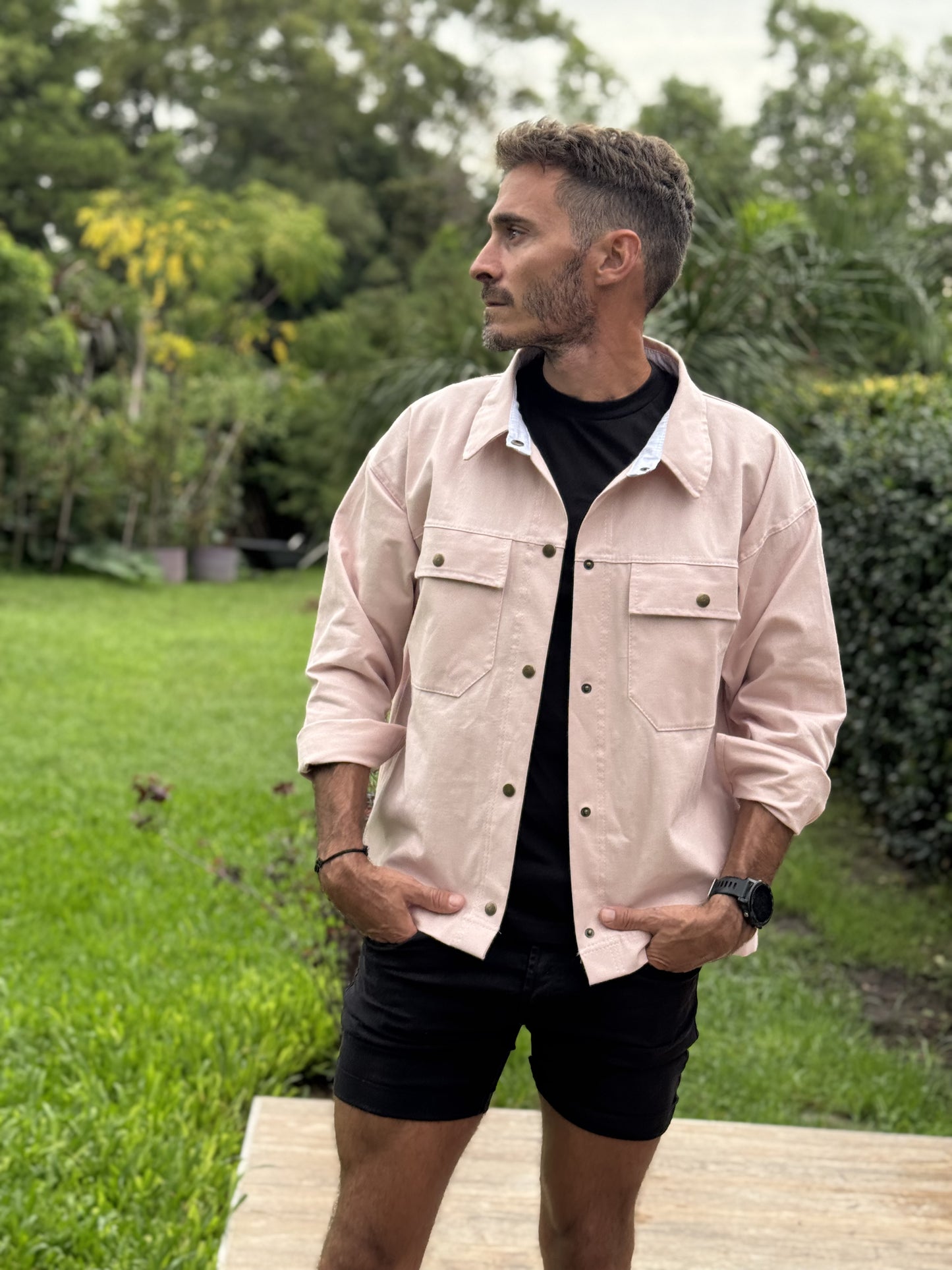 Oversized Pink Jacket