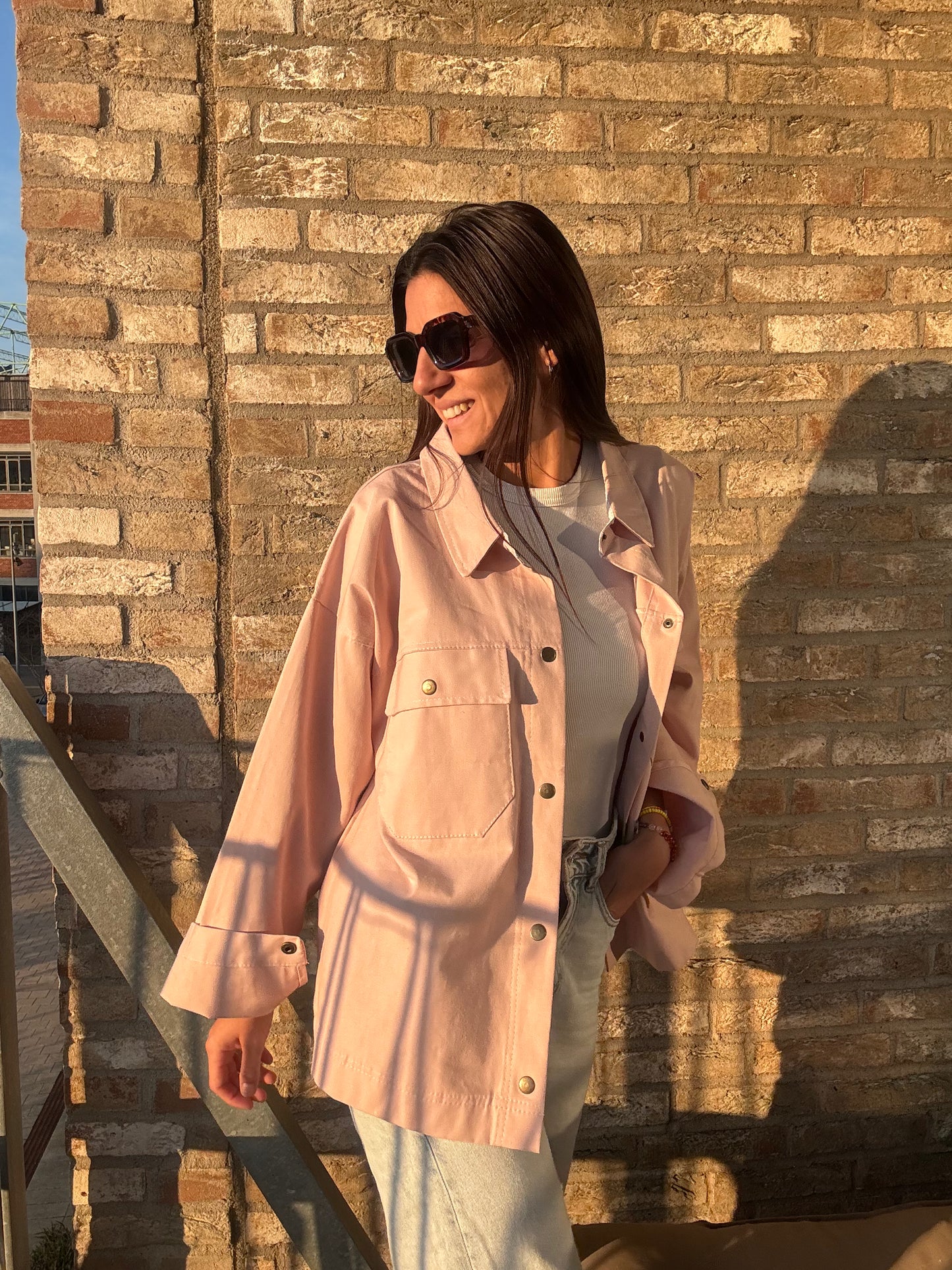 Oversized Pink Jacket
