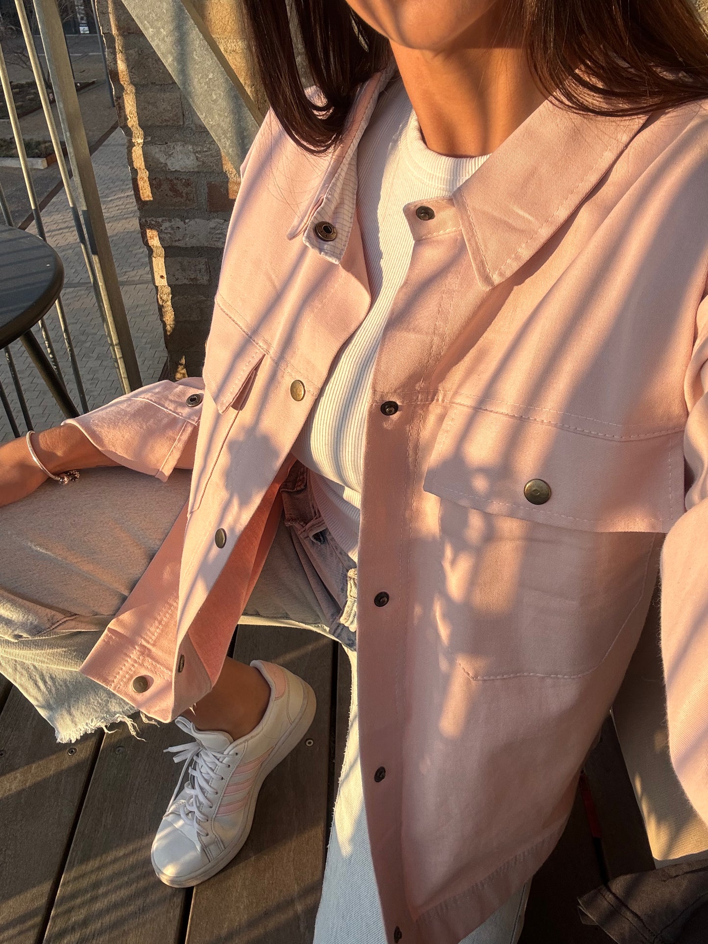 Oversized Pink Jacket
